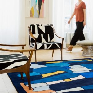 Tapis / Rug Dancing Sky by Anna-Paola Civardi in situ