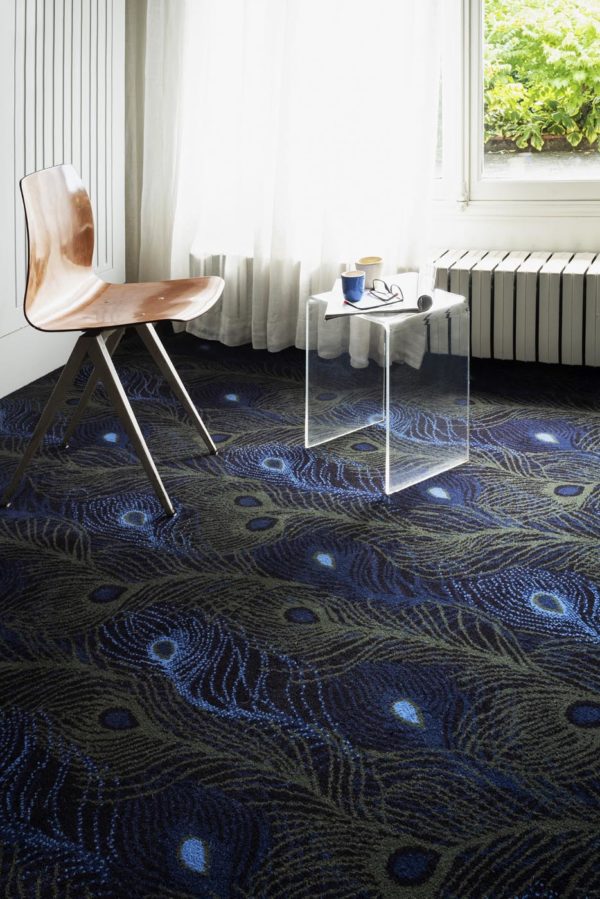 Carpet - Moquette Paon de nuit by Joséphine Pinton